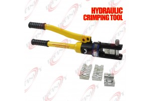  16 Ton 11 Dies Hydraulic Wire Crimper Crimping Tool Battery Cable Lug Terminal